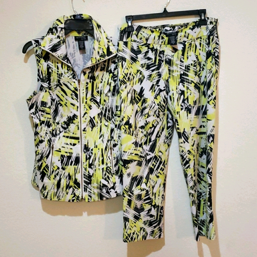 Capri sleeveless set
